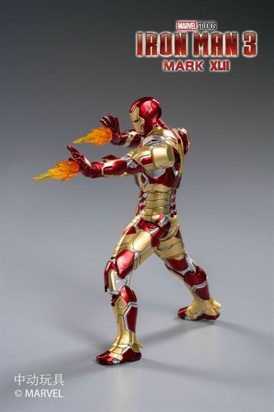  Mô hình nhân vật Marvel Iron man người sắt 3 MK42 Mark XLII SHF tỉ lệ 1:10 18CM ZD Toys FG262 