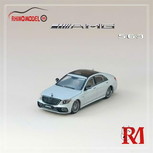 Mô hình xe Mercedes-Benz AMG S63 W222 tỉ lệ 1:64 Rhino Model OT64102