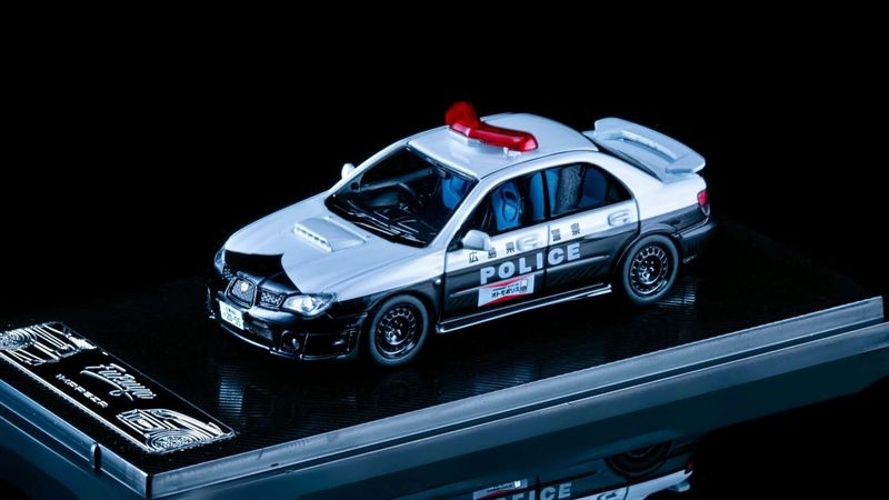 Mô hình xe Subaru Impreza Gen 9 Police Hiroshima Prefectural tỉ lệ 1:64 Furuya OT64297