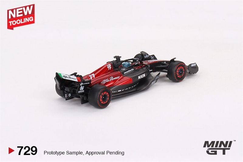 Mô hình xe đua F1 Alfa Romeo C43 #77 Valtteri Bottas 2023 F1 2023 Australian GP tỉ lệ 1:64 MiniGT MGT00729