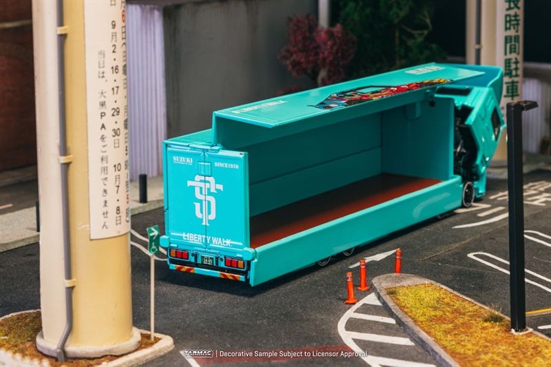 Mô hình xe Mitsubishi Fuso Super Great LB-TRUCKS tỉ lệ 1:64 Tarmac Works T64T-TL001-LBS