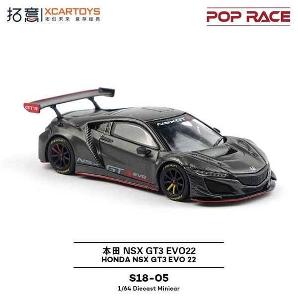 Mô hình xe Honda NSX GT3 EVO 22 full carbon 1:64 Poprace PR640159