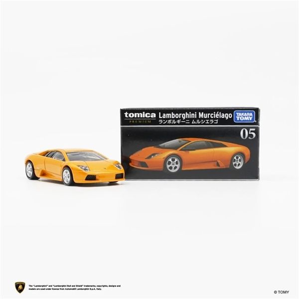 Mô hình xe Lamborghini Murcielago No.05 tỉ lệ 1:64 Tomica Premium 297895