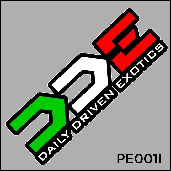 Sticker PET in chuyển nhiệt - hình ủi lên vải - nón - áo - quần series Gumball 3000 Autono1 PE001