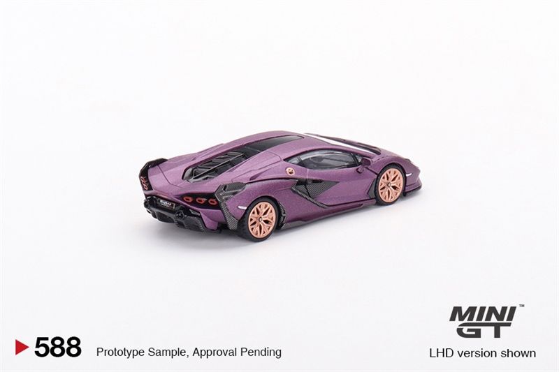 Mô hình xe Lamborghini Sián FKP 37 Matte Viola SE30 - HK Exclusive 1:64 MiniGT