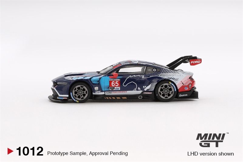 Mô hình xe Ford Mustang GT3 #65 Ford Multimatic Motorsports 2024 IMSA Daytona 24 Hrs tỉ lệ 1:64 MiniGT MGT01012