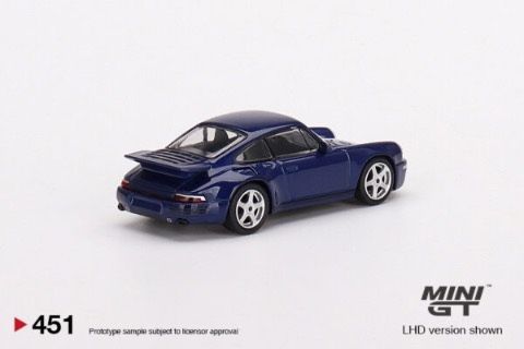 Mô hình xe RUF CTR Anniversary Dark Blue tỉ lệ 1:64 MiniGT MGT00451
