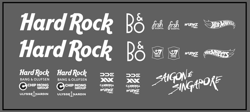Decal UV sự kiện Gumball 3000 cho mô hình ô tô tỉ lệ 1:24 dán tất cả nền màu Autono1 DC830