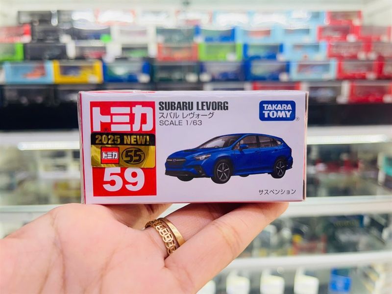 Mô hình xe Subaru Levorg Box No.59-8 tỉ lệ 1:63 Tomica 917120
