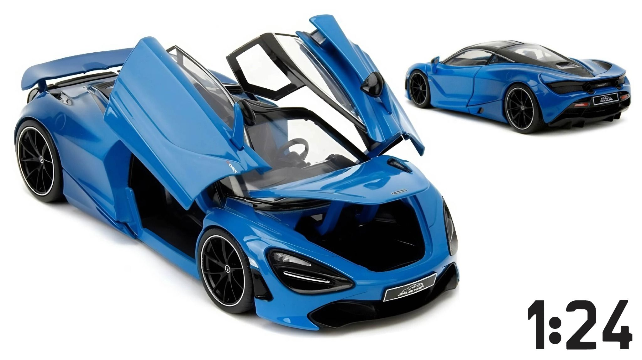 Mô hình xe McLaren 720S Blue Pink Slips tỉ lệ 1:24 Jada Toys 34850