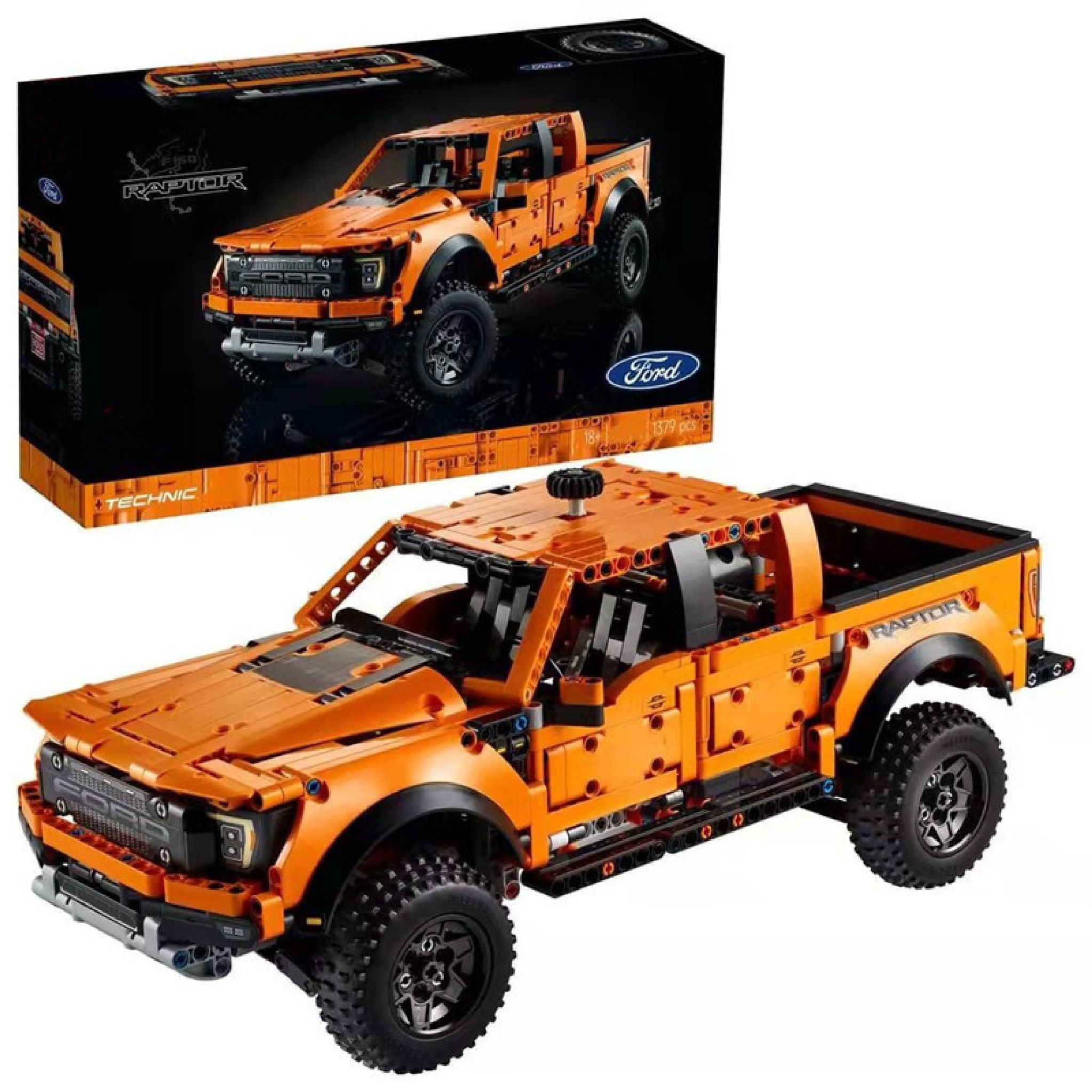  Mô hình xe ô tô lắp ghép Ford Raptor 2022 Technic 1379 pcs tỉ lệ 1:14 LG009 