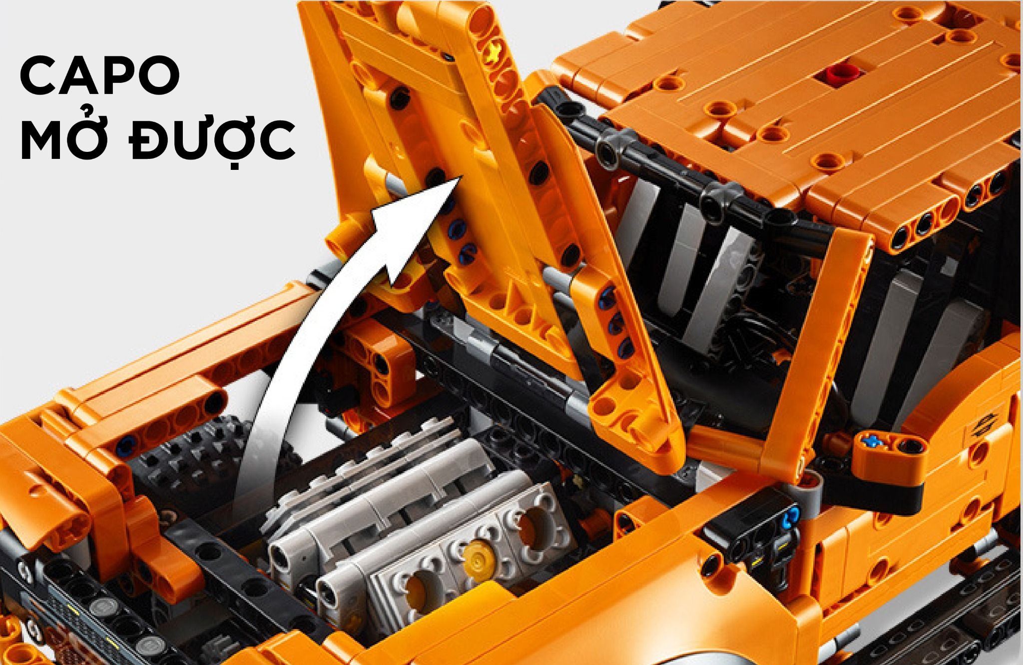 Mô hình xe ô tô lắp ghép Ford Raptor 2022 Technic 1379 pcs tỉ lệ 1:14 LG009