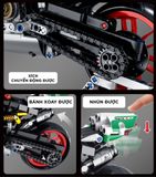  Mô hình xe mô tô lắp ghép Ducati 1299 Panigale R Technic 803 pcs tỉ lệ 1:6 LG005 