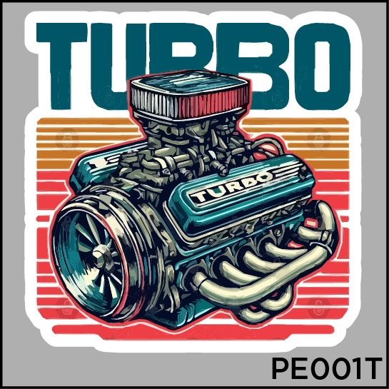 Sticker PET in chuyển nhiệt - hình ủi lên vải - nón - áo - quần series Gumball 3000 Autono1 PE001