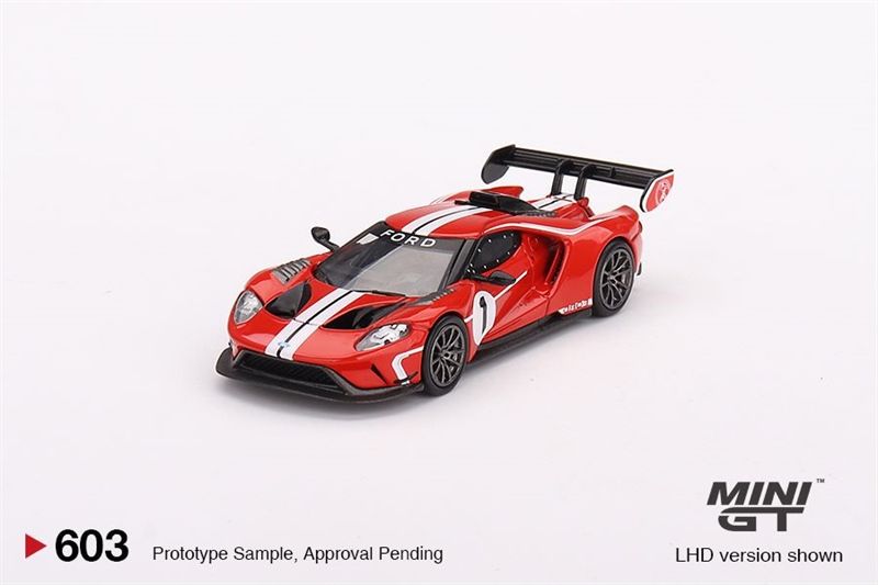 Mô hình xe Ford GT MK II #013 Rosso Alpha tỉ lệ 1:64 MiniGT