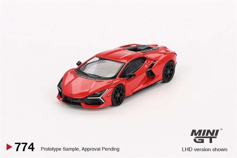 Mô hình xe Lamborghini Revuelto Arancio Dac Lucido tỉ lệ 1:64 MiniGT MGT00774-CH