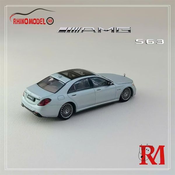 Mô hình xe Mercedes-Benz AMG S63 W222 tỉ lệ 1:64 Rhino Model OT64102