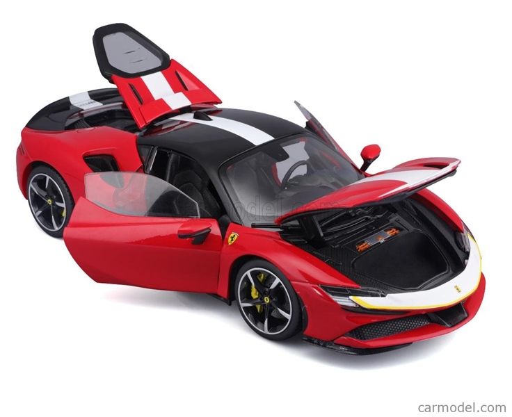 Mô hình xe Ferrari Sf90 Stradale Assetto Fiorano 1:18 Bburago 8129