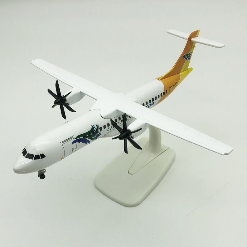 Mô hình máy bay West Air Philippines CEBU Pacific ATR có bánh xe kích thước 20cm MB20106