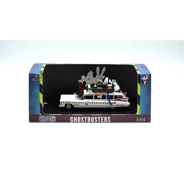 Mô hình xe Cadillac Miller Ecto-1 Suicide Squad Ghost Car tỉ lệ 1:64 YS Yongsheng model OT64253