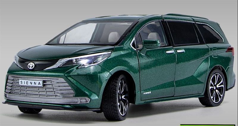 Mô hình xe Toyota Sienna Mpv 1:24 Hengteng Model OT416