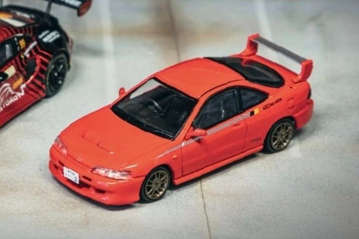 Mô hình xe Honda Mugen Integra Type-R DC2 in Milan Red tỉ lệ 1:64 Tarmac Works T64G-TL059-RE