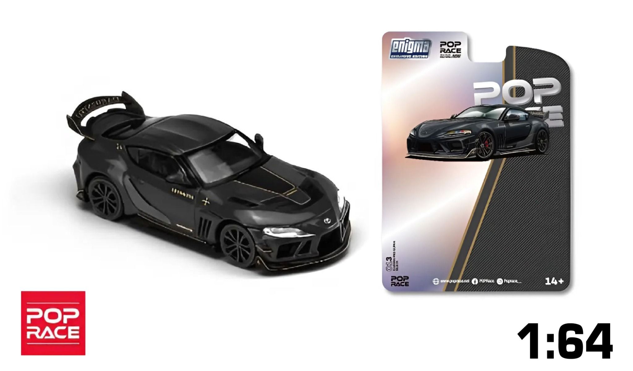 Mô hình xe Darwin PRO 66G NWB Supra (A90) tỉ lệ 1:64 POPRACE x Enigma PRE0013