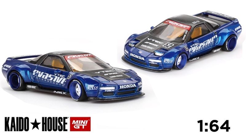 Mô hình xe Honda NSX Evasive V2 1:64 Kaido House x MiniGT KHMG137