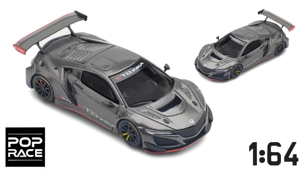 Mô hình xe Honda NSX GT3 EVO 22 full carbon 1:64 Poprace PR640159
