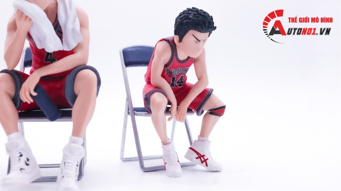  Mô hình nhân vật set 5 Slam Dunk Shohoku có ghế ngồi 10cm FG260 