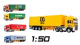  Xe mô hình container chở hàng 1:50 jingbang 7877 