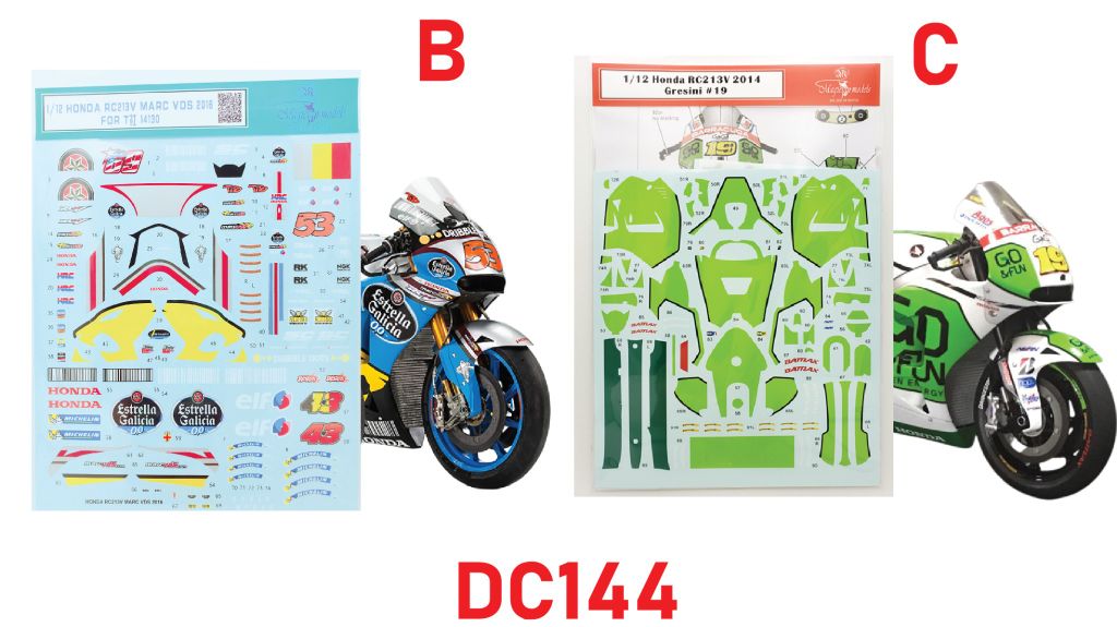 DECAL NƯỚC HONDA REPSOL RC213V 1:12 DC144