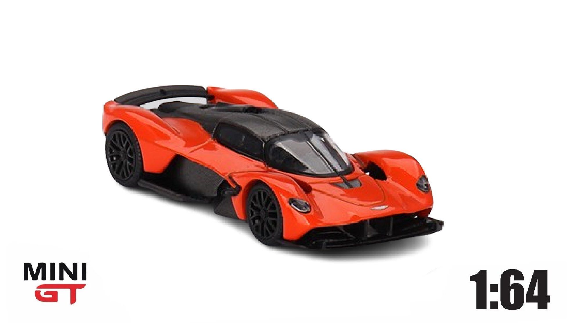Mô hình xe Aston Martin Valkyrie Maximum Orange tỉ lệ 1:64 MiniGT MGT00678