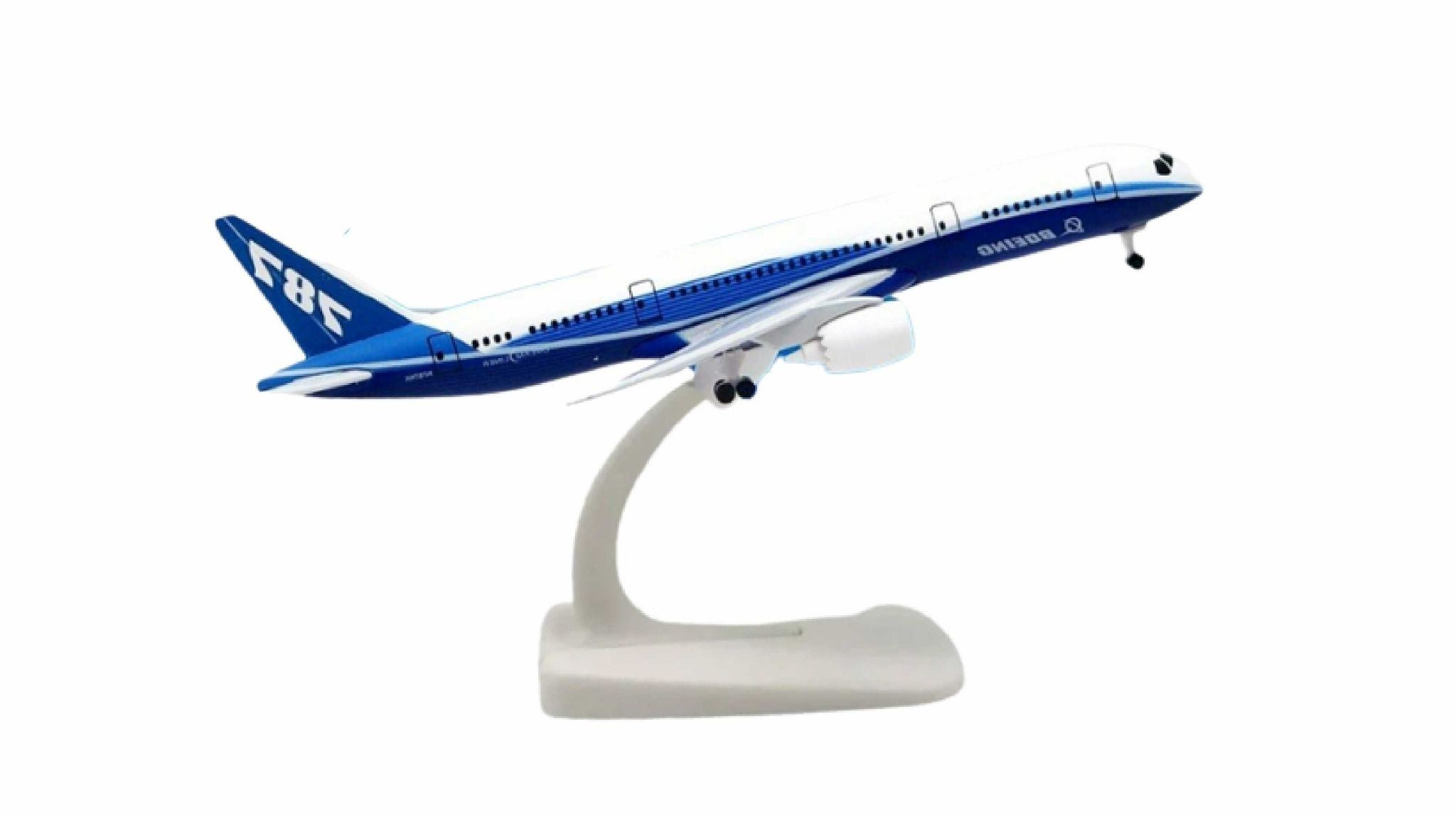 Mô hình máy bay USA Boeing B787 có bánh xe 20cm MB20065
