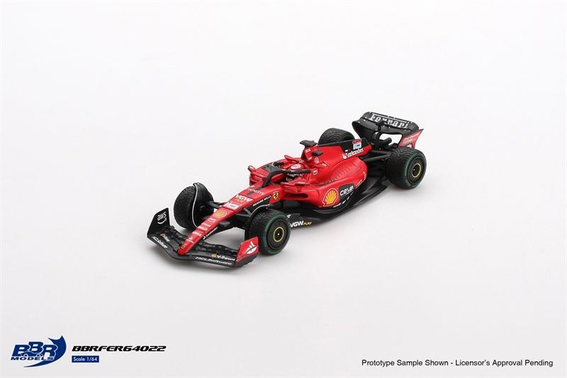 Mô hình xe đua F1 Formular Ferrari SF23 #16 C. Leclerc 2023 Monaco GP tỉ lệ 1:64 BBR BBRFER64022