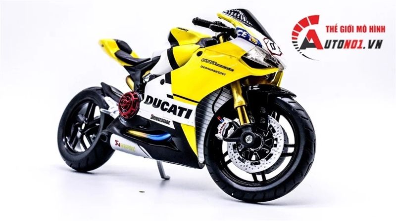 Mô hình xe độ Ducati 899 Panigale Nồi Khô Tỉ Lệ 1:12 Autono1 D077