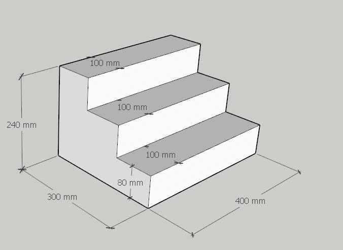 Phụ kiện bục trưng bày gỗ MDF màu xi măng dày 18mm rộng 10cm mỗi tầng cho mô hình xe, nhân vật, gumdam máy bay các tỉ lệ PK485