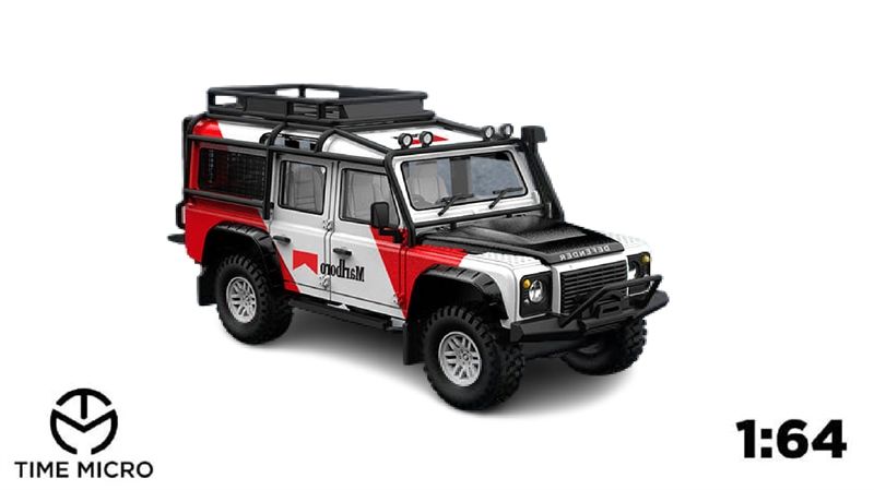 Mô hình xe Land Rover Range Rover Defender Malboro tỉ lệ 1:64 Time micro TM646104