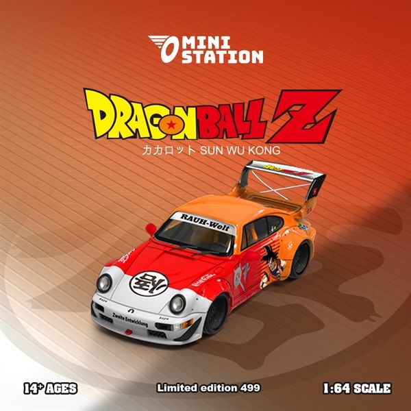 Mô hình xe Porsche Rauh Welt RWB964 custom Dragon ball