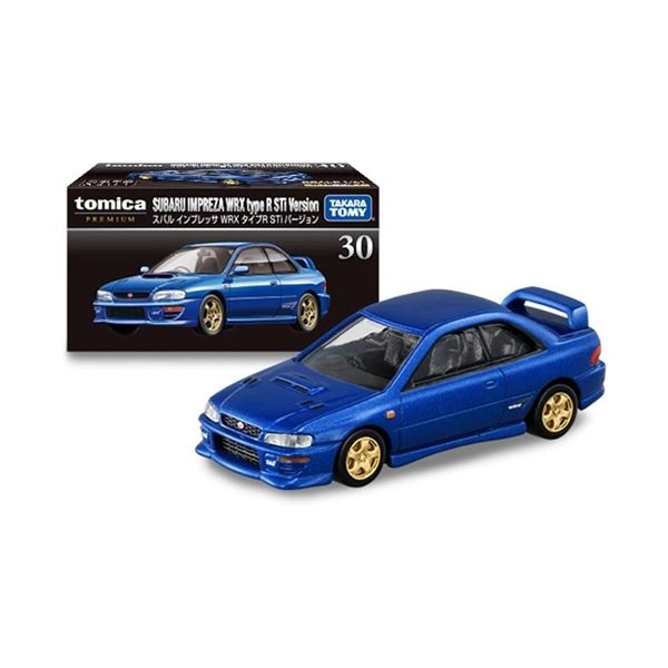 Mô hình xe Subaru Impreza WRX Type R Sti Version No.30 tỉ lệ 1:64 Tomica Premium 270751