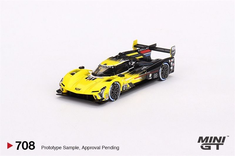 Mô hình xe ô tô Cadillac v-series #01 racing 2023 IMSA tỉ lệ 1:64 MiniGT MGT00708-CH