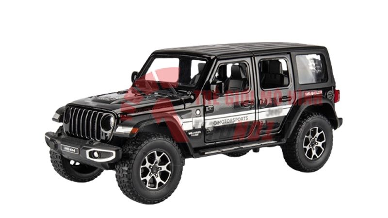 Mô hình xe Jeep Wrangler Rubicon 4x4 Tỉ Lệ 1:24 Alloy Model OT491