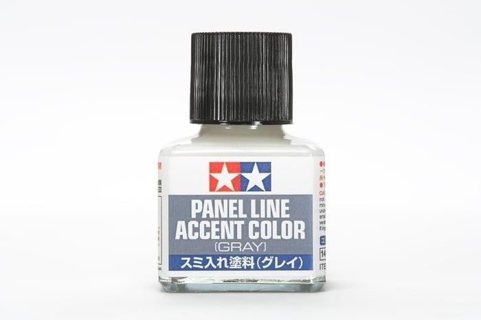 Dung Dịch mực kẻ lằn chìm Panel line accent color Gray Tamiya 87133