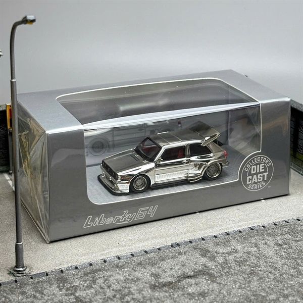 Mô hình xe VW Golf GTI MK2 Widebody Sport Model Diecast Collect Car tỉ lệ 1:64 Liberty64 OT64397