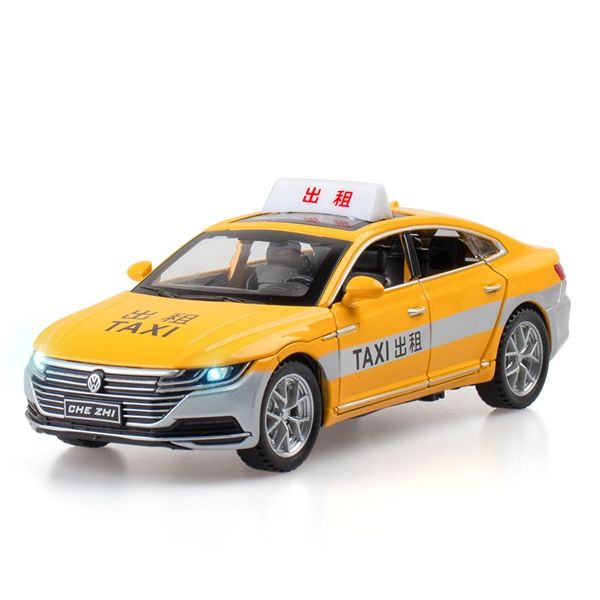 Mô hình xe ô tô Volkwagen CC sedan taxi tỉ lệ 1:32 Alloy model OT167