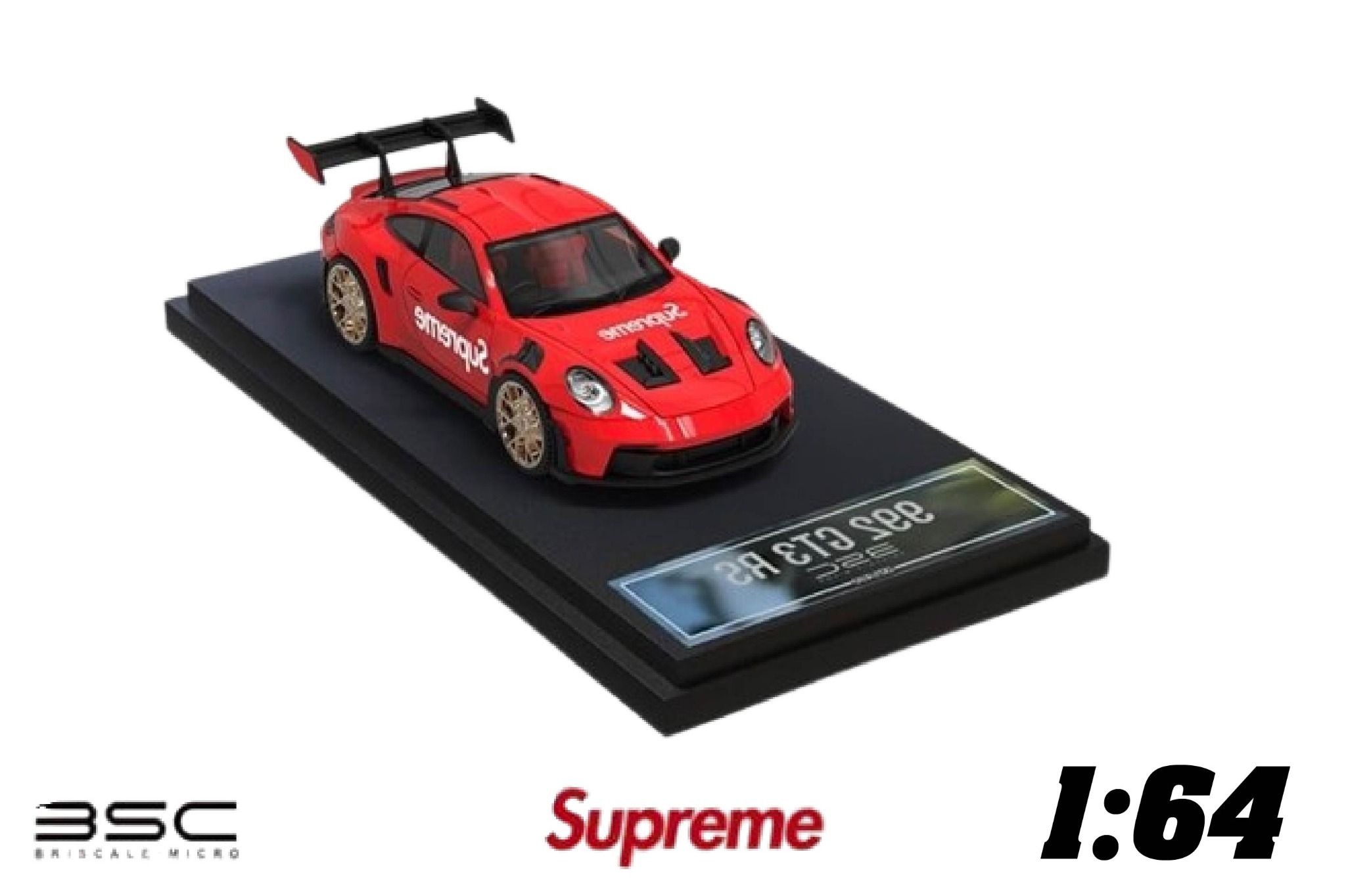 Mô hình xe Porsche 911 (992) GT3RS Supreme tỉ lệ 1:64 Briscale Micro BSC BSC644626