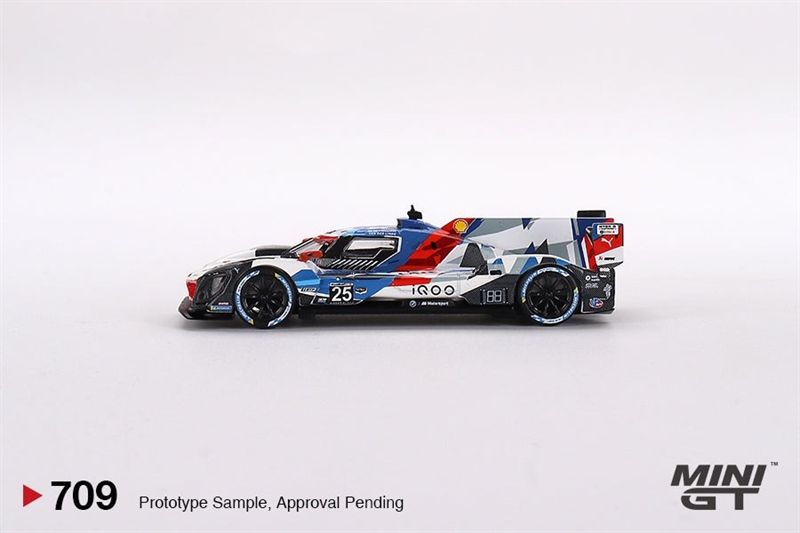 Mô hình xe BMW M Hybrid V8 #25 BMW M TEAM 2023 IMSA tỉ lệ 1:64 MiniGT MGT00709-CH