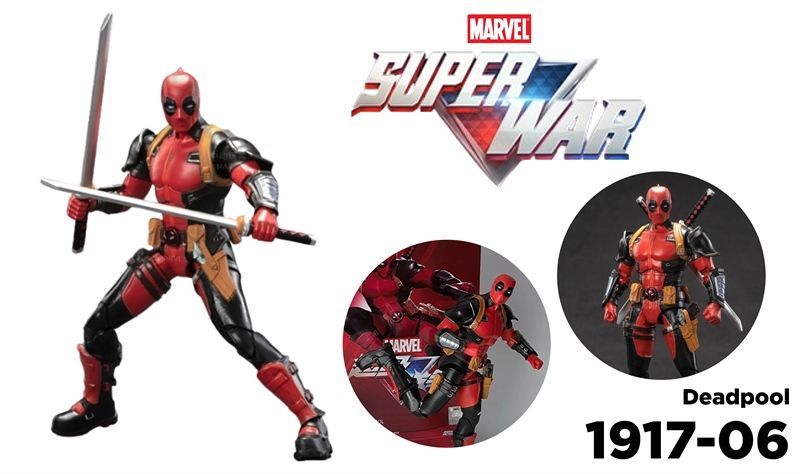 Mô hình nhân vật Marvel Deadpool SHF Gameverse Super War tỉ lệ 1:10 11,5CM ZD Toys FG277