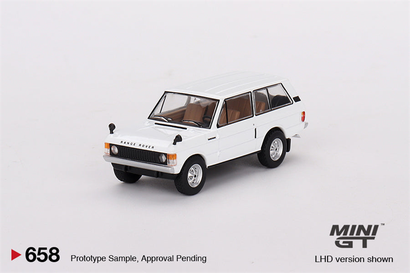  Mô hình xe Range Rover Davos White bản card tỉ lệ 1:64 MiniGT x Mijio MGT00658-MJ 