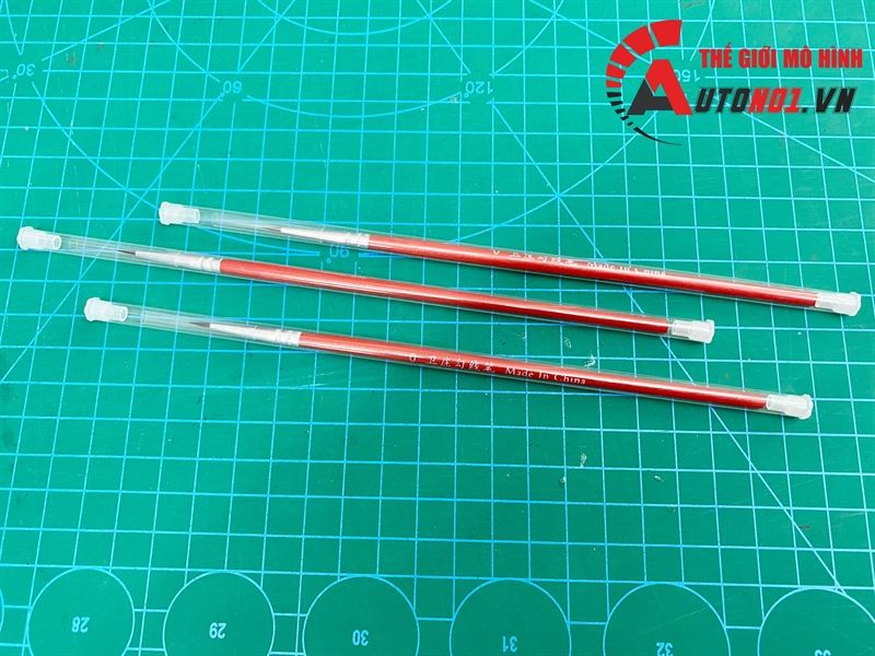 Cọ đầu nhọn vẽ line, chuyên dụng vẽ màu nước, sơn mô hình,gốc Enamel, Acrylic, custom RED